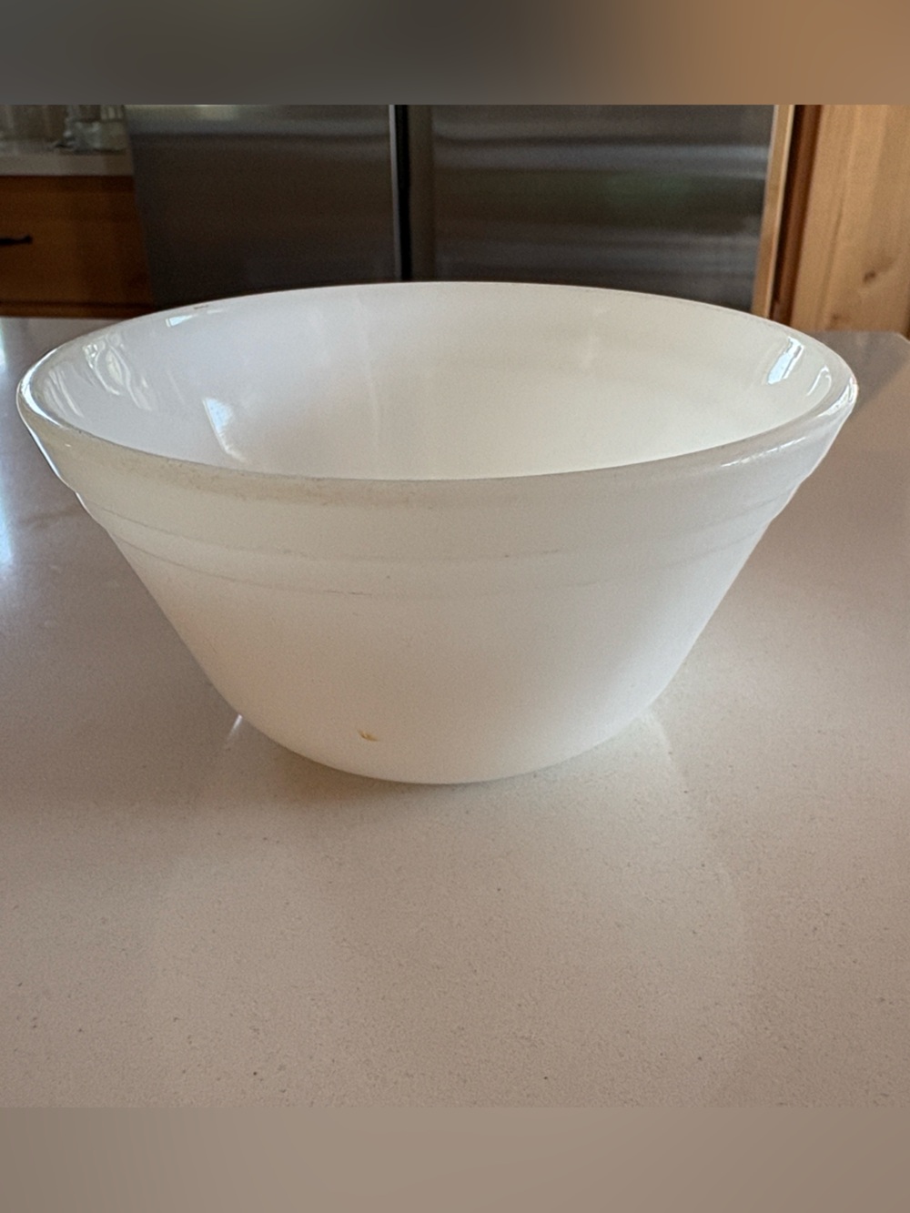 Vintage Federal Glass - 5" Milk White
Bowl 2.5" Deep